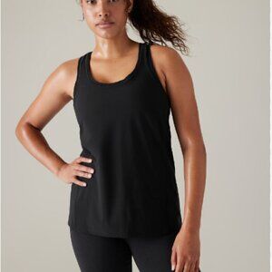 Athleta Black Chi Workout Top Size XS